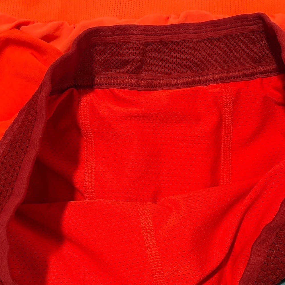 Fabletics Men's Athletic Shorts set combo 3 - Orange, Teal, Red - Picture 7 of 12